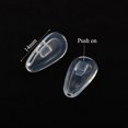 thumbnail image 3 of 20pcs Silicone Eyewear Glasses Nose Pads Eyeglasses Repair Nose Pad Accessory A8, 3 of 5