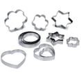 thumbnail image 3 of Billuyoard 12 Uds juego de moldes para cortar pasteles corazón flor estrella molde para pasteles decoración de acero inoxidable Fondant Herramientas y accesorios para hornear, 3 of 6