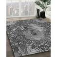 thumbnail image 3 of Ahgly Company Machine Washable Indoor Rectangle Transitional Dark Gray Area Rugs, 6' x 9', 3 of 7