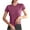 Red., variant on Akafmk Plus Size Womens Workout Tops,Athletic Tees Shirts,Short Sleeve Tops Solid Color Slim Fitting Round Neck Casual Gym Running Tops