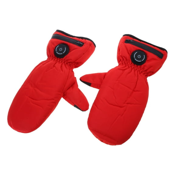 1 Pair USB Rechargeable Gloves Women Men Motorbike Skiing Fishing Ski Mittens Winter Outdoor Warm Electric Heated Gloves