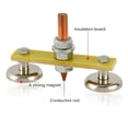 thumbnail image 4 of Tignapoo Heavy-Duty Magnetic Ground Clamp for Welding with Copper Thread-Tail, Strong Adsorption, and Durable Insulation – Ideal for Automotive and Metalwork Applications, 4 of 5