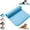 Blue, variant on Dog Cooling Mat for Large Dogs, Washable Ice Silk Self Cooling Pet Pad, Gel-Free Portable Dog Cooling Blanket for Crate, Car, Bed, Indoor Outdoor Summer Use