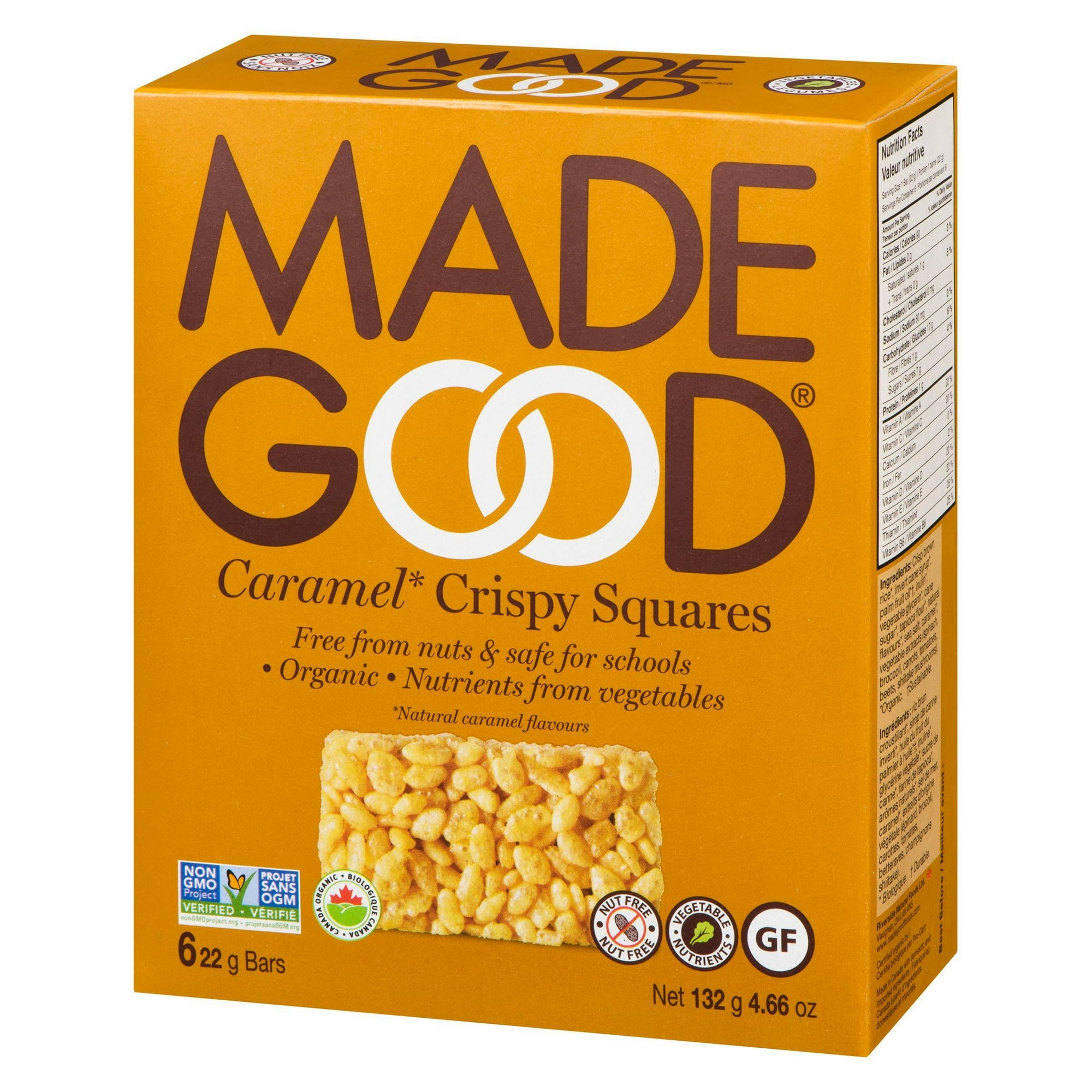 Made Good Caramel Crispy Squares