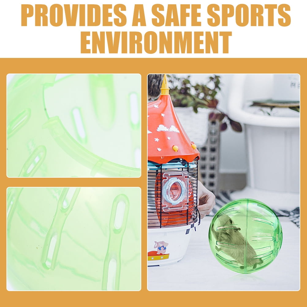 YOSADIER Durable Hamster Exercise Ball with Transparent Shell for Portable Small Animal Entertainment