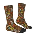 thumbnail image 4 of Yiaed Picnic Print Great elasticity Crew Socks Sports socks for Men and Women, 4 of 5