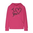 thumbnail image 3 of WEAIXIMIUNG Striped Sweatshirt Women 3X New Fall/Winter Adjustable Hoodie with Pockets and Print/Graphic Pattern, 3 of 3