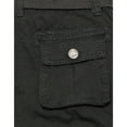 thumbnail image 5 of RAW X  Boy's Belted Twill Cargo Shorts, Charcoal, 14, 5 of 6