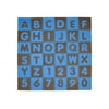 Tadpoles alpha & numeric - ABC Floor Mat - blue, brown