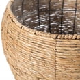 thumbnail image 5 of Woven Round Flower Pot Planter Basket with Leak-Proof Plastic Lining, 5 of 9