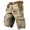Khaki-I5, variant on Cargo Shorts for Men Multi Pockets Twill Elastic Waistband Shorts Drawstring Ripstop Straight Leg Camo Cargo Short Relaxed-Fit Summer Outdoor Activities Casual Outfit,Red XL