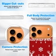 thumbnail image 6 of Case For Apple iPhone Air / 17 Pro / 17 Pro Max Series Case, Slim Thin Transparent Flexible Clear TPU Shockproof Phone Case For iPhone 17 Series, Knitted Christmas Deer Snow, 6 of 6