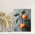 thumbnail image 2 of Qisvanset Framed Canvas Wall Art 12x16 Inch Peach Branch Fruit Farmhouse Kitchen Wall Decor, 2 of 5