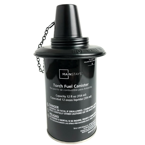 Mainstays Replacement Torch Fuel Canister and Fiberglass Wick, 12fl oz