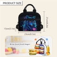 thumbnail image 6 of Jeiento Wolf School Backpack for Boys 17 Inch Bookbag with Lunch Bag Lightweight School Bag and Lunch Box for Boys 4 Pcs Purple Flower Book Bags for Kids Travel Rucksacks, 6 of 7