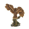 thumbnail image 3 of Veronese Design Owl Spreading Wings on Perch Statue, 3 of 4