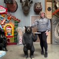 thumbnail image 3 of Bear Butler Life Size Statue, 3 of 9