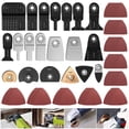thumbnail image 2 of 100-Pc Oscillating Blade Kit Multi Tool Saw Multi Tool Accessory for Repairing Cutting, 2 of 11