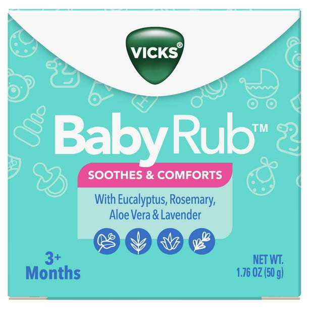 Vicks BabyRub, NonMedicated Soothing Chest Rub Ointment with