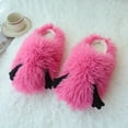 thumbnail image 6 of Leozcaa Womens Fluffy Faux Duck Slides Furry Soft Plush House Slippers Shoes Indoor Outdoor Slip On Slipper, 6 of 9