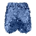 thumbnail image 5 of MEZZALL Women Sequin Party Shorts For Festive Club Shorts With Shine For Clubwear And Events Boho Solid Color Summer Daily Casual Bottoms, 5 of 6