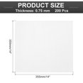 thumbnail image 2 of Foam Packing Pouches, 200 Pack 14 Inch x 14 InchWrap Bubble Pouches Cushion Foam Packing Supplies Packing sleeves, 2 of 6
