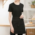 thumbnail image 3 of HomeLife Unisex Waterproof Half Apron with Pocket Waitress Chef Waist Apron Resistant Restaurant Cafe Lace-up Short Apron, 3 of 13