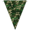 Camo Flag Pennant Banner Party Accessory (1 count) (1/Pkg)