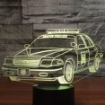 thumbnail image 4 of YSITIAN Police Car 3D LED Night Light Table Desk Optical Illusion Lamps 7 Color Change Acrylic Touch Switch Room Decor YT05-211, 4 of 8