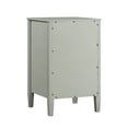 thumbnail image 6 of Comfort Pointe Winsley 2-drawer Antique Gray Painted Wood Storage Nightstand, 6 of 14