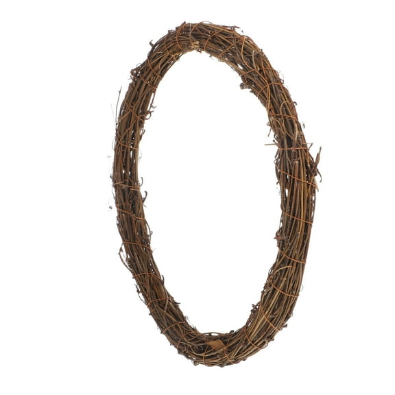 PTOOTP Rattan Grapevine Twig Wreath Hoop for Easy Christmas Crafts and Home Holiday Decoration