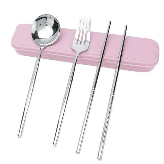 Travel Cutlery Set,Portable Cutlery Set Stainless Spoon Fork Cutlery Set Rapid Response