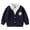 Navy, variant on Splozh Sweaters for Kids Boys Cotton Sweatshirts Lapel Button Down Long Sleeve Pullover Tops Sweatshirts Fall Clothes,Navy,3-4 Years