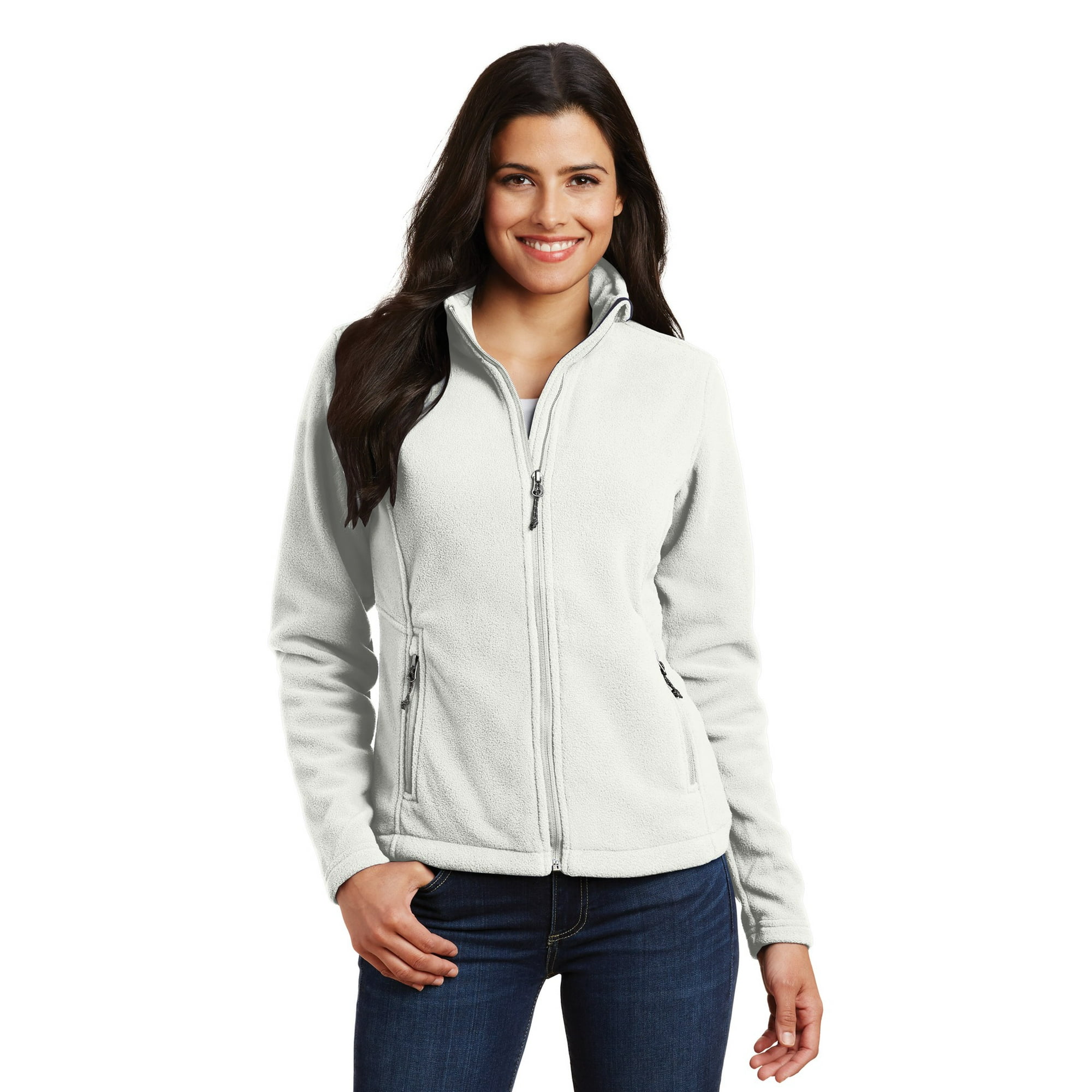 Port Authority Ladies Value Fleece Jacket. L217 Xl Winter White