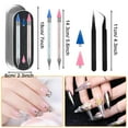 EZSZQWL Convenient Stylish DIY Nail Art Gem Pickup Kit with EasytoUse