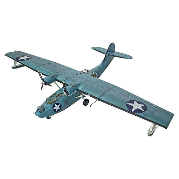 Academy 1/72 US Navy Air Force PBY-5A Catalina Midway Operations Plastic Model 12573