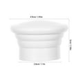 thumbnail image 2 of Minkissy Curtain Accessory 50PCS Square Plastic Drapery Rod Fitting Dust Prevention For Window, 2 of 8