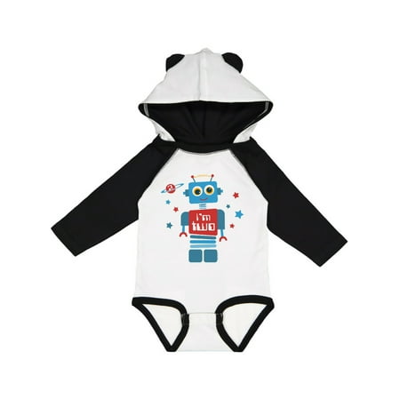 

Inktastic Robot 2nd Birthday Gift Baby Boy Long Sleeve Bodysuit