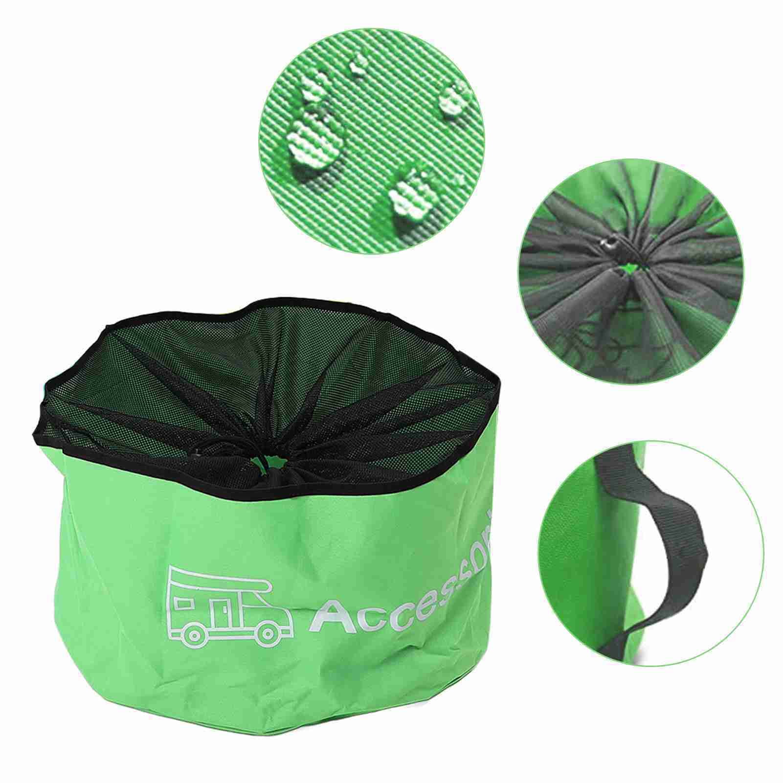 BIMZUC 4‑Pack RV Hose & Cord Organizer – 18×20″ Waterproof 600D Oxford Bags with Color‑Coded Labels
