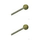 thumbnail image 1 of 6x Cabeza redonda Vástago de 6 mm Puntos en diamante Juego de de molienda-Piezas de herramientas giratorias 46 Grano 14 / 10mm Baoblaze Cabezal de esmerilado de diamante, 1 of 8