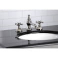 thumbnail image 2 of Kingston Brass KC7066BX English Country 8 in. Widespread Bathroom Faucet, Polished Nickel, 2 of 5