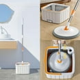 thumbnail image 3 of Intexca Spin Mop & Bucket Kit 4‑Pad Self‑Wring Dual‑Tank Floor Cleaner, 3 of 4