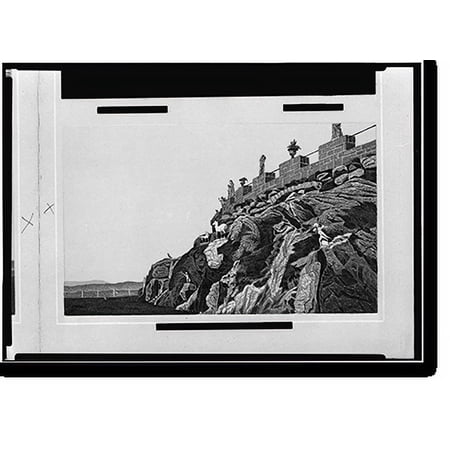 Historic Print, Adolph Sutro House, Point Lobos & Forty-Eighth Avenue, San Francisco, San Francisco County, CA - 9, 18" x 24"