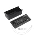 thumbnail image 1 of Table Pop Up Socket, IP40 Protection Grade Desk Strip Hub Receptacle Dual USB  For Home For Office, 1 of 8