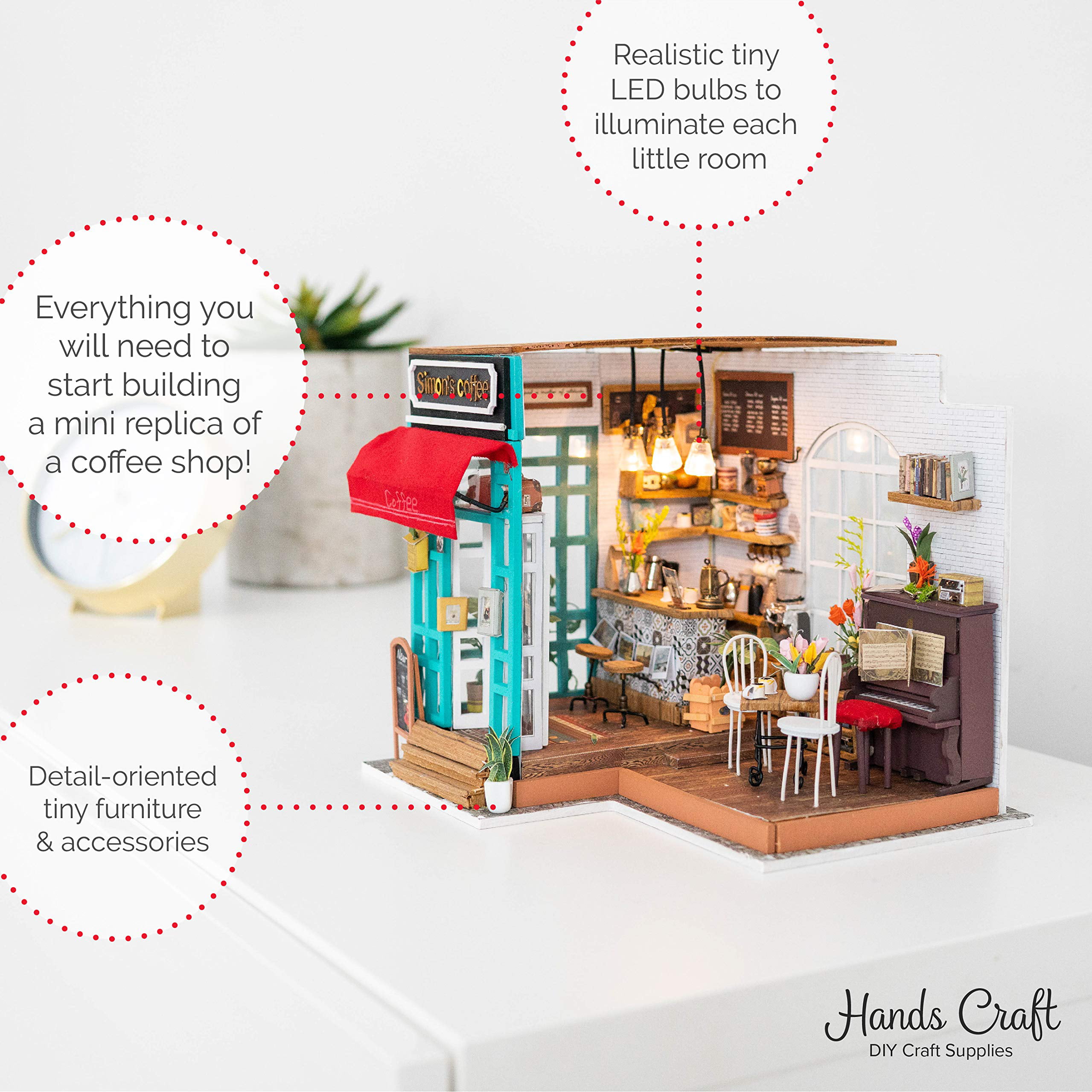 Creativity at Home Box Kit  DIY Coffee Mini String Art Kit — The