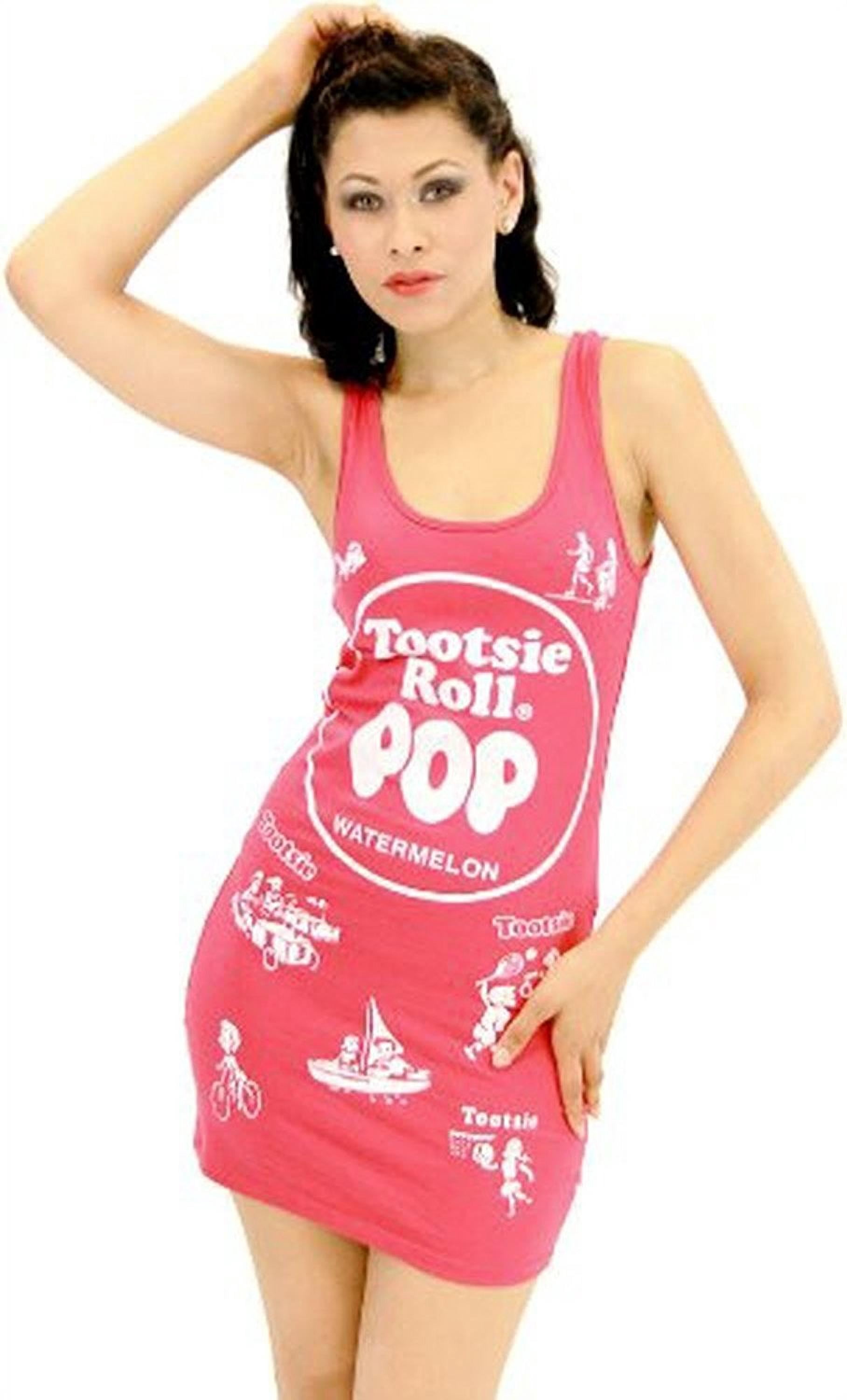 Tootsie Roll Pop Candy Cotton Tunic Tank Dress (Women's)