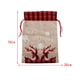 thumbnail image 3 of 1 bolsa de lona navideña con cordón, bolsa de regalo navideña, bolsa para dulces, bolsa para golosinas, envoltorio de dulces, decoraciones navideñas, 3 of 5