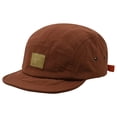 thumbnail image 2 of Quick-Dry 5-Panel Camp Cap for Women/Men, Lightweight Short Brim Hat with Soft Top - Retro Workwear Style Sun Visor for Hiking & Streetwear (1-Pack) Red One Size, 2 of 4