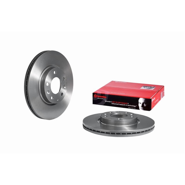 Brembo Rotor de Frein 09B54311C02 Ventilé; Design en une Pièce; Motif de Boulon de Roue 5 x 114.3 Millimètres; Diamètre Intérieur du Chapeau 142.9 Millimètres; Diamètre du Moyeu 72 Millimètres; Fonte Grise; Simple