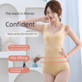 thumbnail image 3 of Corsé de una pieza de talla grande que contrae la cintura, sin costuras, moldeador de cuerpo de una pieza, pantalones ajustados y reforzados que contraen el abdomen, 3 of 5